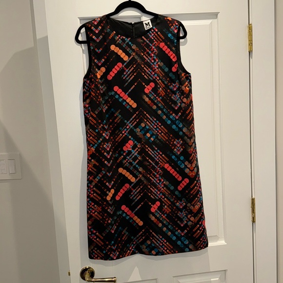 M Missoni - Short Silky Printed Shift Dress - size 46 European - Picture 2 of 5